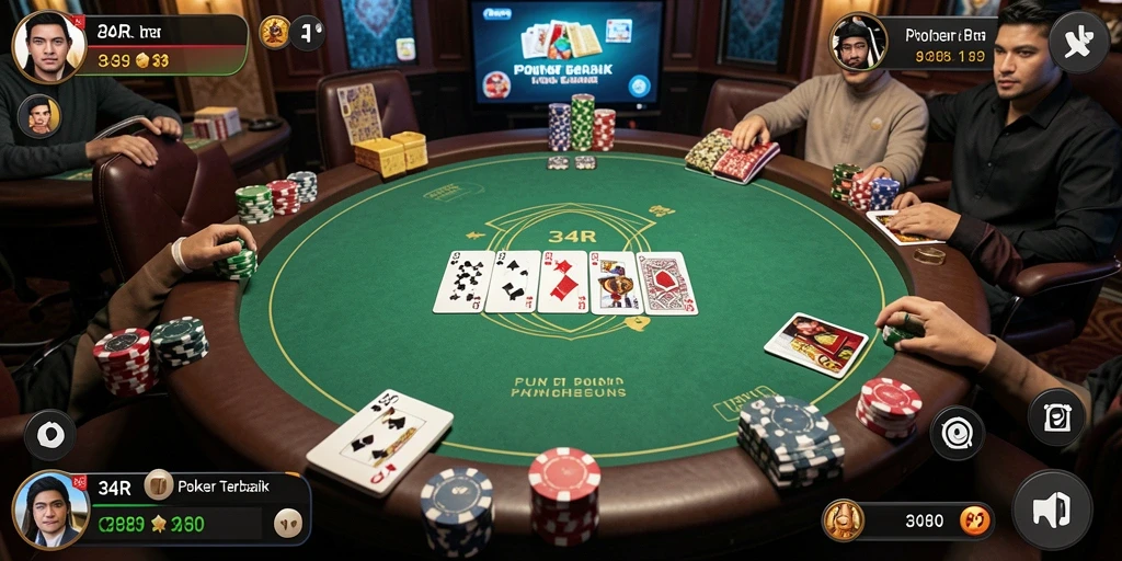 Gameplay menarik dari 34R dalam semangat Poker.