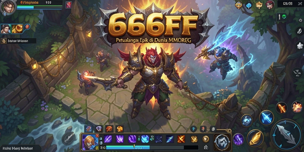 Gameplay mendebarkan dalam dunia MMORPG <strong>666FF</strong> yang memikat.