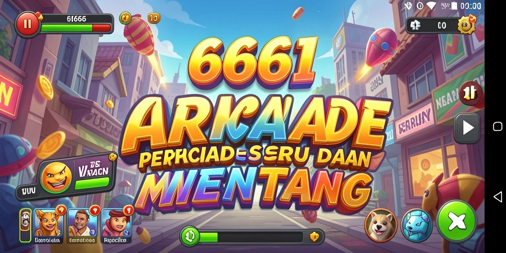 Tampilan gameplay seru dari 666I dengan aksi cepat.