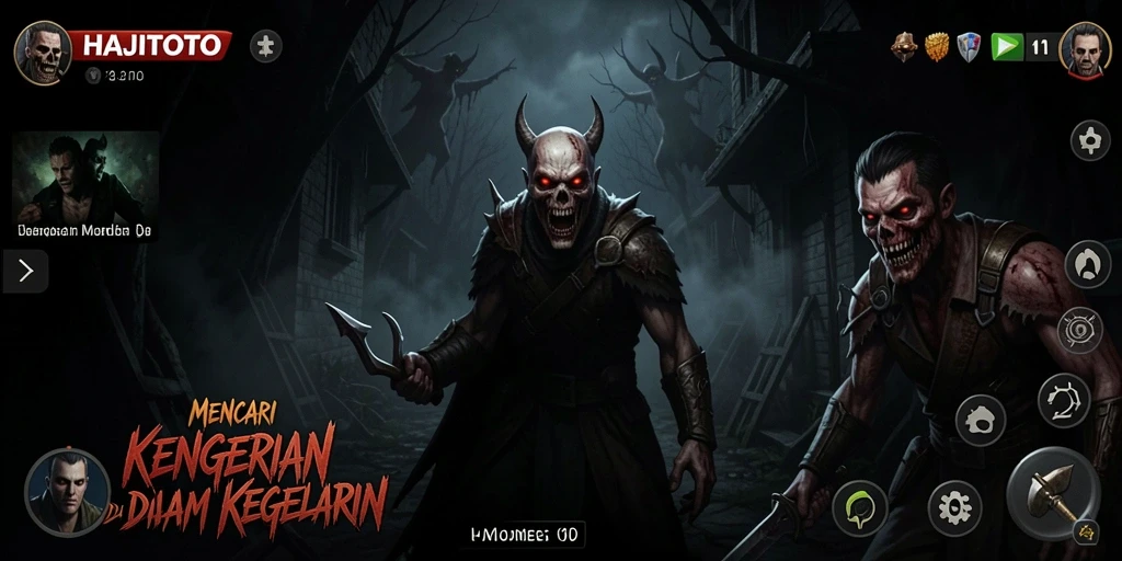 Gameplay menegangkan HAJITOTO yang menghantui dan mencekam.