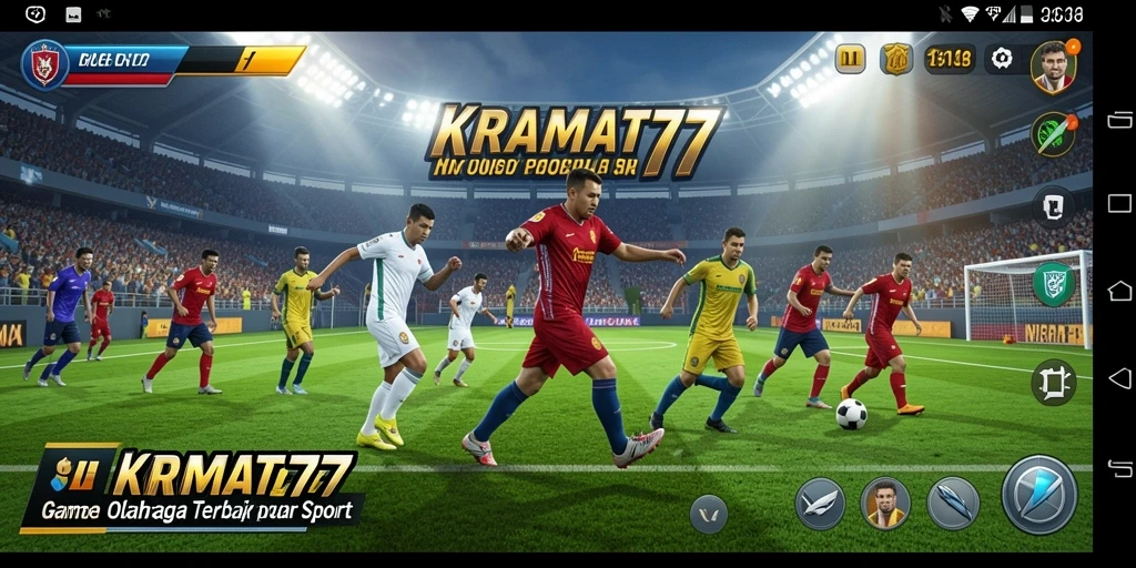 Tampilan gameplay KRAMAT77 yang mendebarkan saat pertandingan berlangsung.