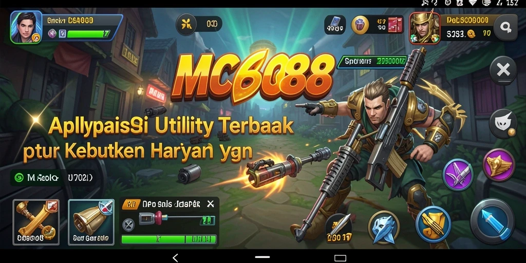Tampilan antarmuka MC888 yang modern dan user-friendly.