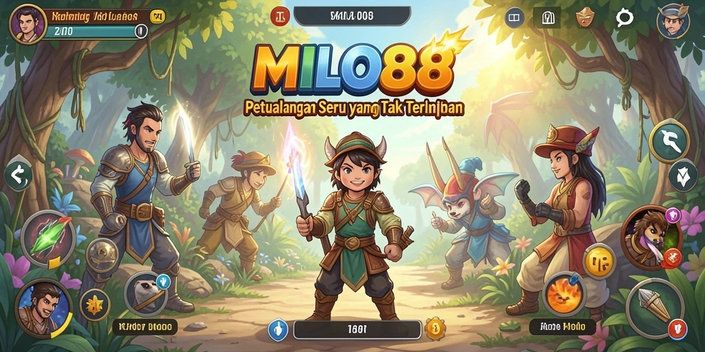Screenshot gameplay MILO88 menampilkan aksi petualangan yang seru dan menegangkan.