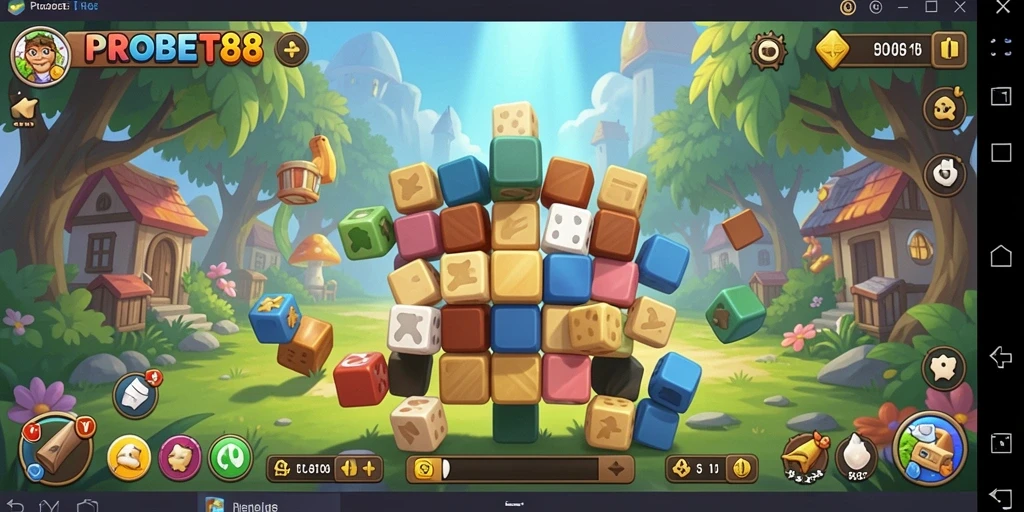 Screenshot utama PROBET88 menampilkan gameplay Puzzle yang menarik.