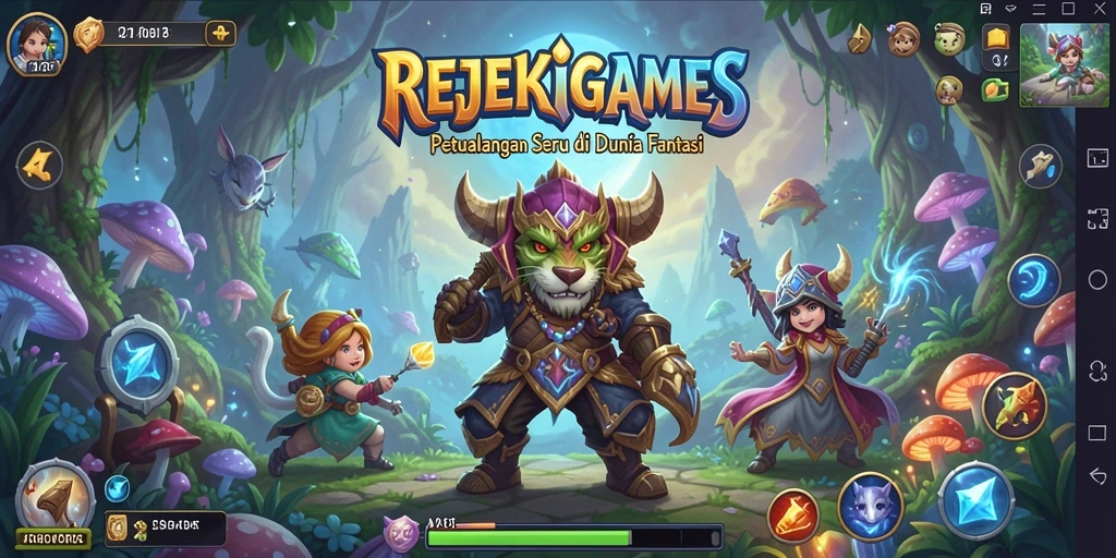 Gameplay menegangkan dalam REJEKIGAMES dengan petualangan yang seru.