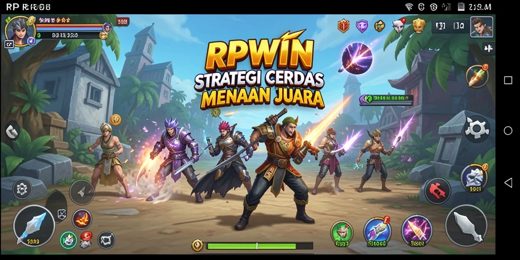 Screenshot gameplay RPWIN yang menampilkan aksi strategi yang mendebarkan.