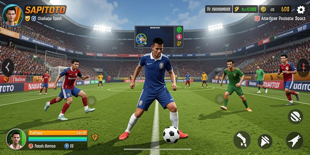 Tampilan gameplay yang mendebarkan dalam SAPITOTO.