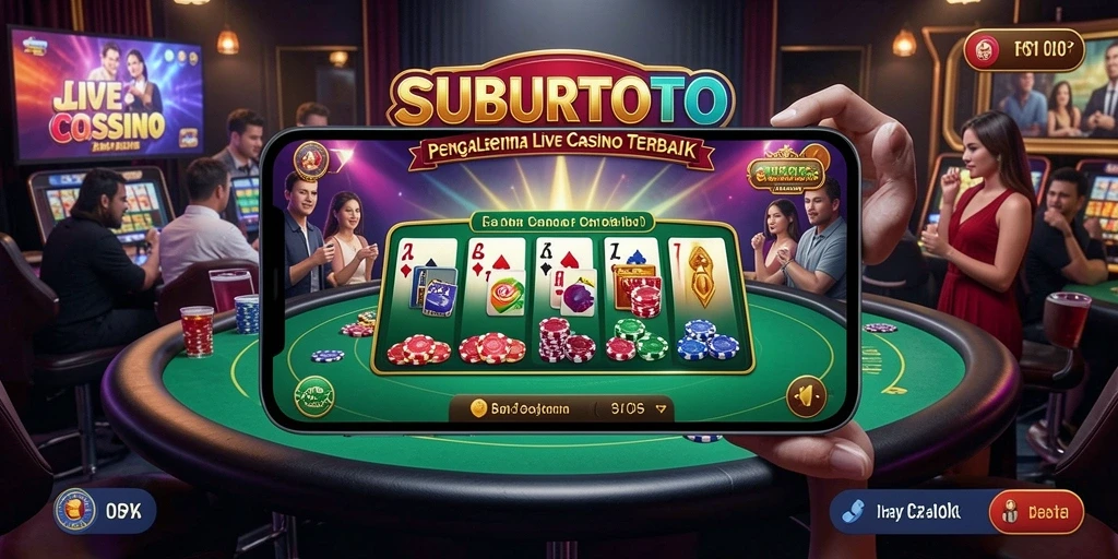 Gameplay mendebarkan di SUBURTOTO saat permainan Live Casino.