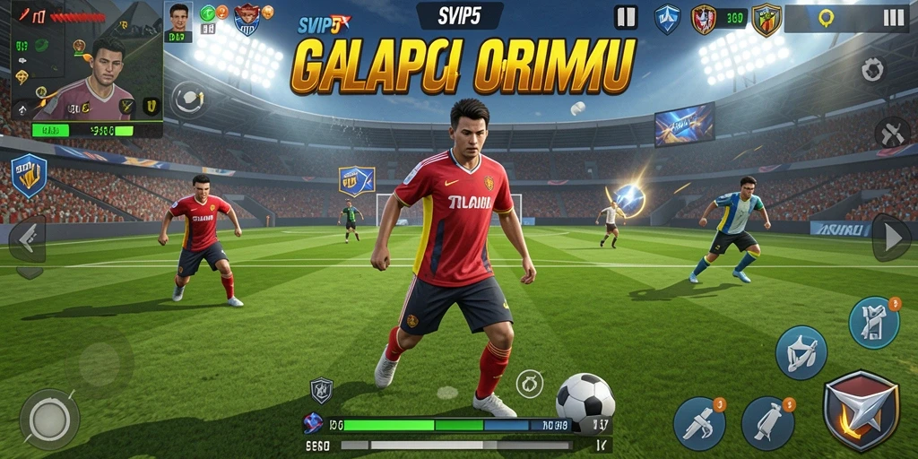 Tampilan gameplay SVIP5 yang menegangkan dan seru dalam pertandingan olahraga.