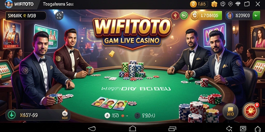 Screenshot pengalaman seru bermain Live Casino di WIFITOTO.
