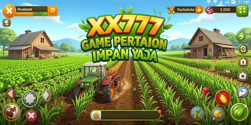 Tampilan gameplay XXX777 yang penuh warna dan menarik.